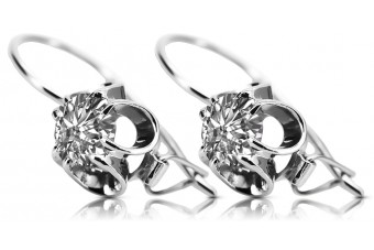 Pendientes plata 925 engaste vec035s Vintage