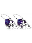 Boucles d'oreilles aleksandryte argent 925 vec035s Vintage