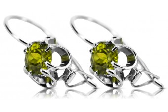 Cercei argint 925 peridot vec035s Vintage