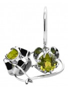 Cercei argint 925 peridot vec035s Vintage