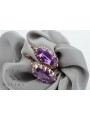 Original Vintage Amethyst Earrings in 14K Rose Gold - Classic Design vec174