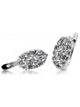 Pendientes vintage plata 925 engaste vec174s