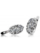 Silver 925 Vintage zircon earrings vec174s