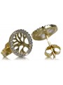 Boucles d’oreilles en or zlotychlopak.pl ★ Échantillon d’or ★ 585 333 Prix bas!