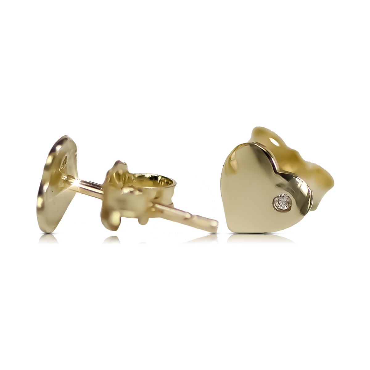 Boucles d’oreilles en or zlotychlopak.pl ★ Échantillon d’or ★ 585 333 Prix bas!