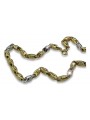 Italian yellow 14k gold chain cc027yw