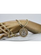 Icono colgante Merry oro 14k 585 con cadena Gourmette pm027yw37&cc099y90g