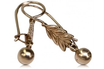 "14k 585 рожевий золотий вінтаж без ven107