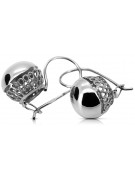 Boucles d’oreilles vintage argent russe 925 soviétique ven122s