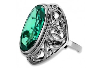 Inel sovietic rusesc din aur 585 trandafir 14k alexandrit rubin smarald safir zircon vrc014