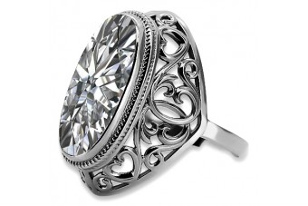 Russian Soviet rose 14k 585 gold Alexandrite Ruby Emerald Sapphire Zircon ring  vrc014