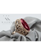 Russe soviétique rose 14k 585 or Alexandrite Rubis Émeraude Saphir Zircon bague vrc084