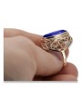 Russische sowjetische Rose 14k 585 Gold Alexandrit Rubin Smaragd Saphir Zirkon Ring vrc084