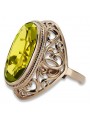 Russische sowjetische Rose 14k 585 Gold Alexandrit Rubin Smaragd Saphir Zirkon Ring vrc084