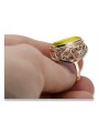 Anillo ruso soviético rosa 14k 585 oro Alejandrita Rubí Esmeralda Zafiro Zircon vrc084