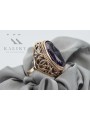 Russische sowjetische Rose 14 Karat 585 Gold Alexandrit Rubin Smaragd Saphir Zirkon Ring vrc014