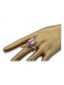 Russische sowjetische Rose 14k 585 Gold Alexandrit Rubin Smaragd Saphir Zirkon Ring vrc014