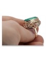 Russian Soviet rose 14k 585 gold Alexandrite Ruby Emerald Sapphire Zircon ring  vrc014