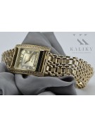 Gelbe Lady Geneve-Uhr aus 14 Karat Gold lw035yy&lbw001y