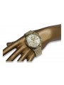 ceas de aur de damă cu brățară unisex 14k 585 Geneve mw007y&mbw013y-f