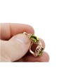 Charmante 14 Karat Roségold Peridot Vintage Ohrringe vec141 Vintage