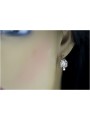 "Original Vintage Russian Soviet 14K Rose Gold Zircon Earrings vec003" style