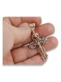 Gold Orthodox Cross ★ russiangold.com ★ Gold 585 333 Niedriger Preis