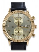 Gold men's watch Geneve ★ zlotychlopak.pl ★ Gold purity 585 333 Low Price!