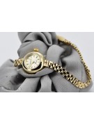 Yellow 14k gold 585 lady Geveve watch lw084y