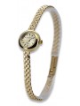 Jaune or 14 carats 585 lady Geveve montre lw084y