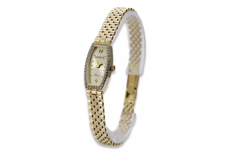 Gold Ladies Watch ★ Zlotychlopak.pl ★ Gold Reinheit 585 333 niedriger Preis!