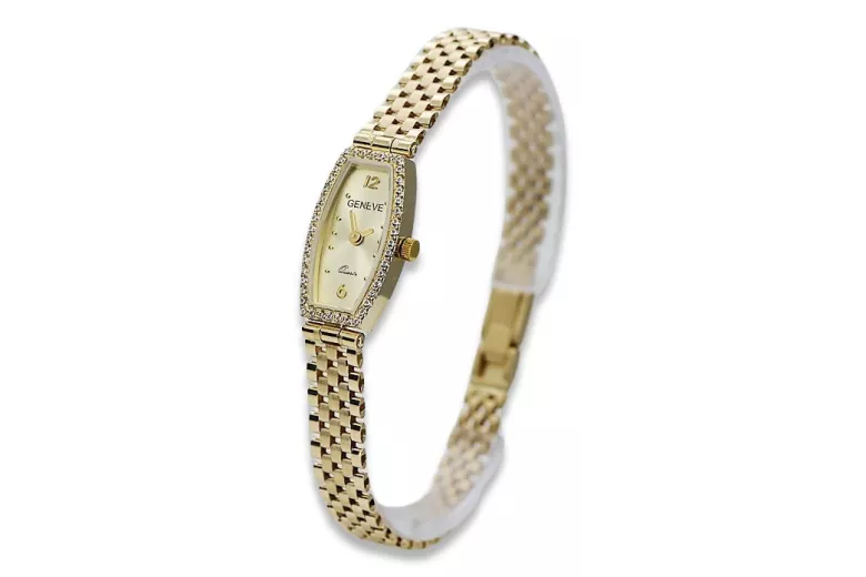 Gold Ladies Watch ★ Zlotychlopak.pl ★ Gold Reinheit 585 333 niedriger Preis!