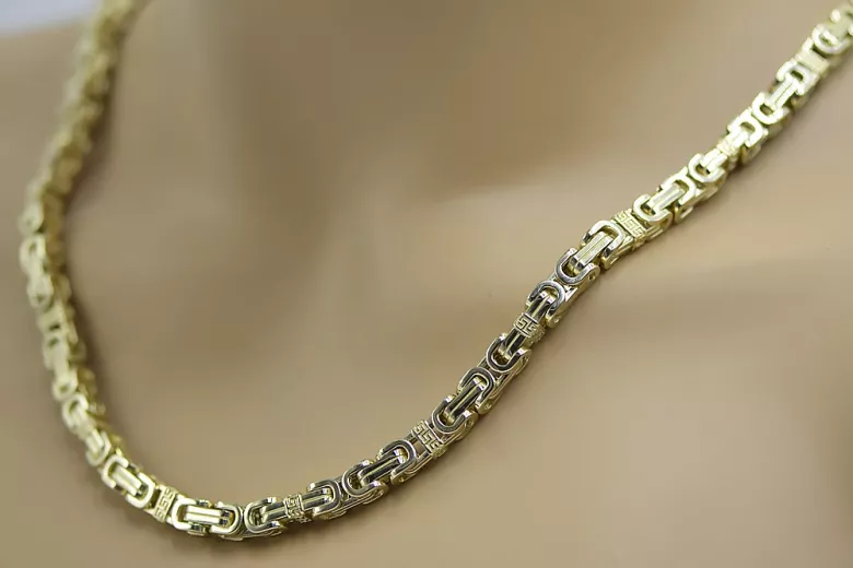 Yellow 14k gold Bizantine chain ★ russiangold.com ★ Gold 585 333 Low price