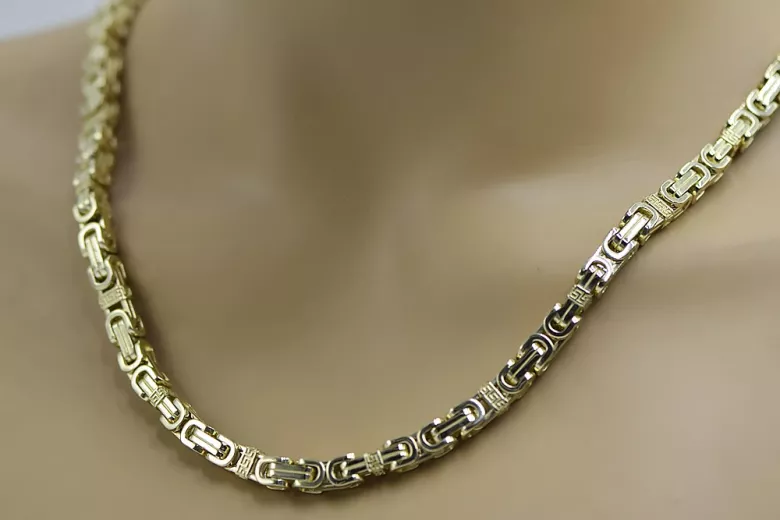 Yellow 14k gold Bizantine chain ★ russiangold.com ★ Gold 585 333 Low price