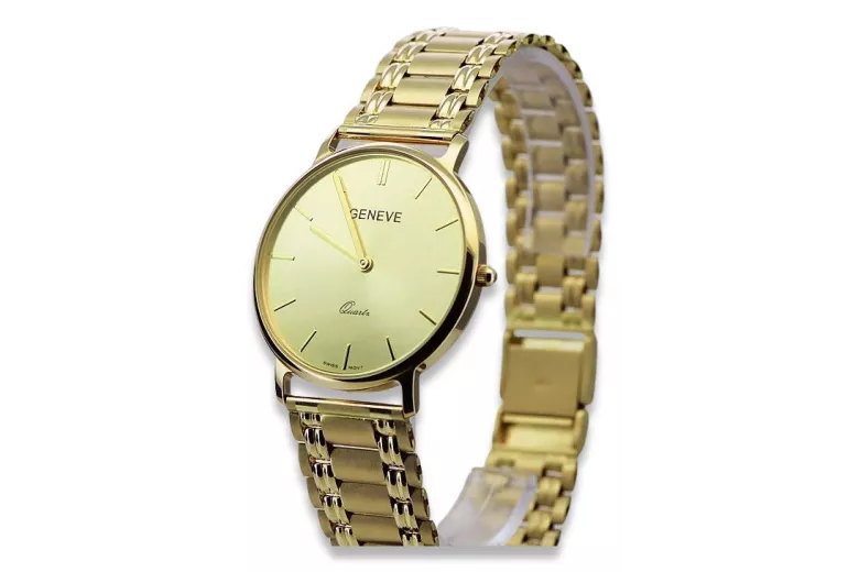 Montre homme en or Geneve ★ https://zlotychlopak.pl/fr/ ★ Pureté de l'or 585 333 Prix bas !