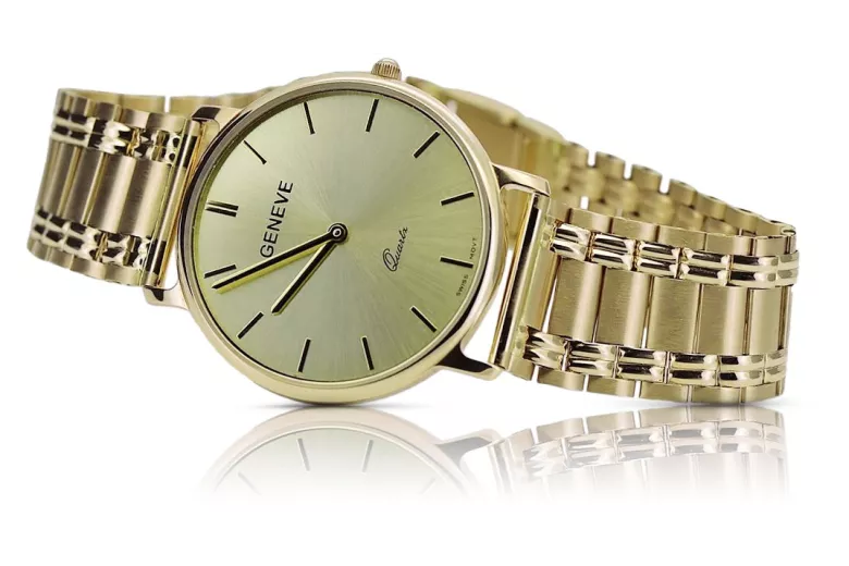 Montre homme en or Geneve ★ https://zlotychlopak.pl/fr/ ★ Pureté de l'or 585 333 Prix bas !