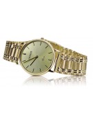 Gold men's watch Geneve ★ zlotychlopak.pl ★ Gold purity 585 333 Low Price!