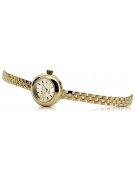 Jaune or 14 carats 585 lady Geveve montre lw084y