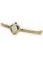 Jaune or 14 carats 585 lady Geveve montre lw084y