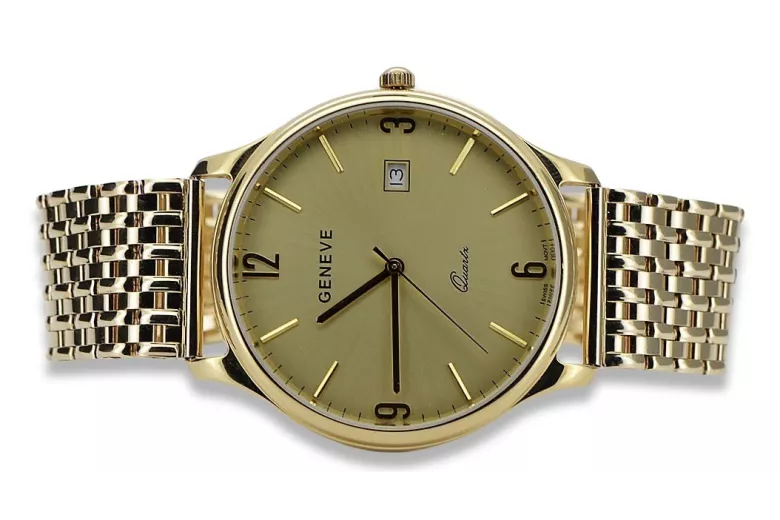 Montre homme en or Geneve ★ https://zlotychlopak.pl/fr/ ★ Pureté de l'or 585 333 Prix bas !