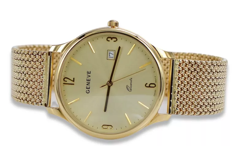 Montre homme en or Geneve ★ https://zlotychlopak.pl/fr/ ★ Pureté de l'or 585 333 Prix bas !