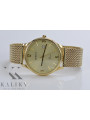 Gold men's watch Geneve ★ zlotychlopak.pl ★ Gold purity 585 333 Low Price!