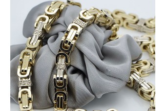 Yellow 14k gold Bizantine chain ★ russiangold.com ★ Gold 585 333 Low price