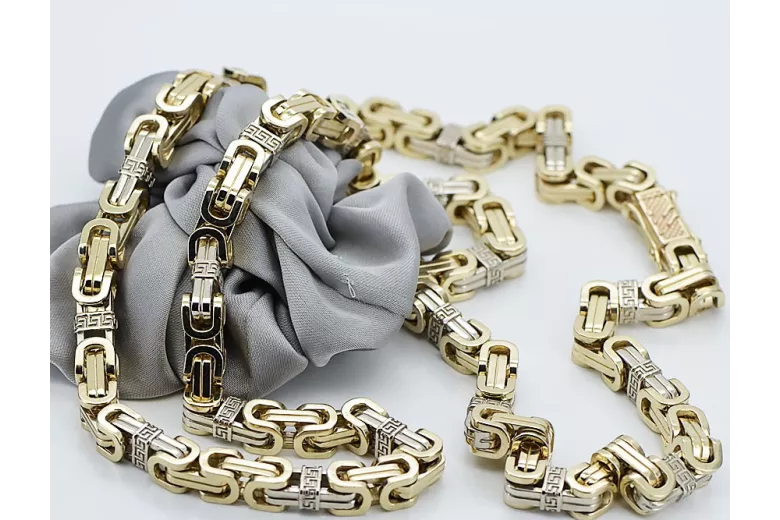 Yellow 14k gold Bizantine chain ★ russiangold.com ★ Gold 585 333 Low price