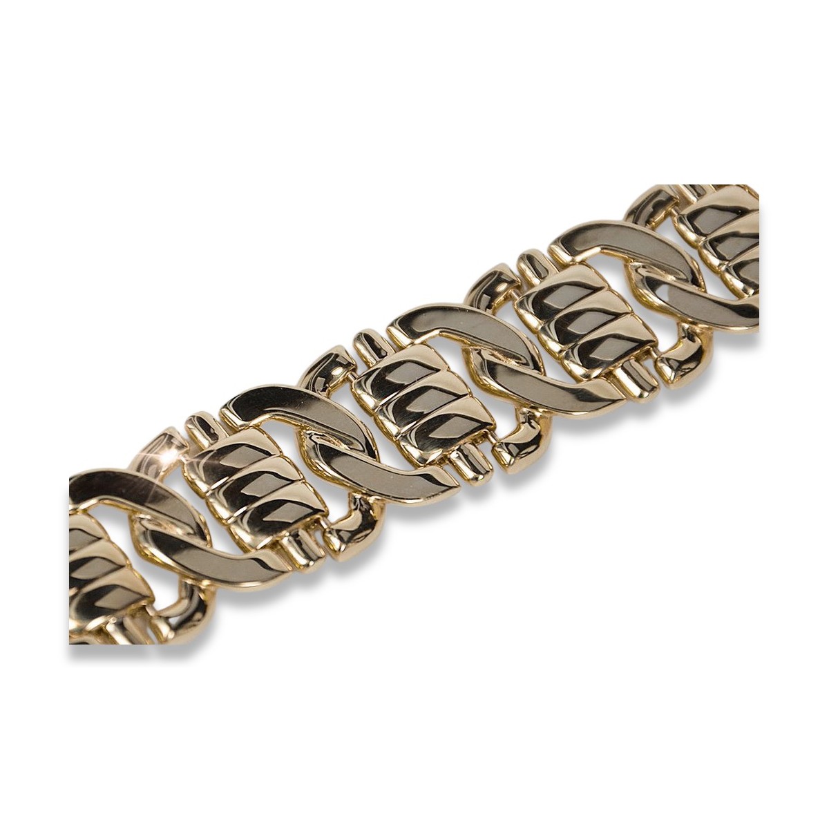 Bracelet en or rose jaune ★ russiangold.com ★ Gold 585 333 Prix bas