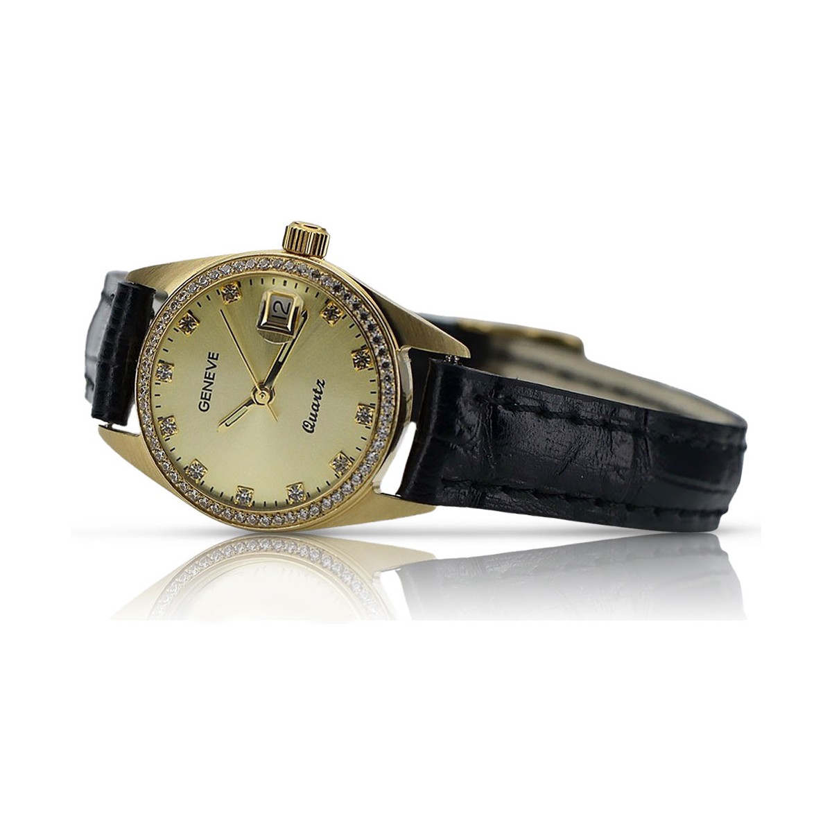 Reloj de oro para mujer ★ https://zlotychlopak.pl/es/ ★ Pureza del oro 585 333 ¡Precio bajo!