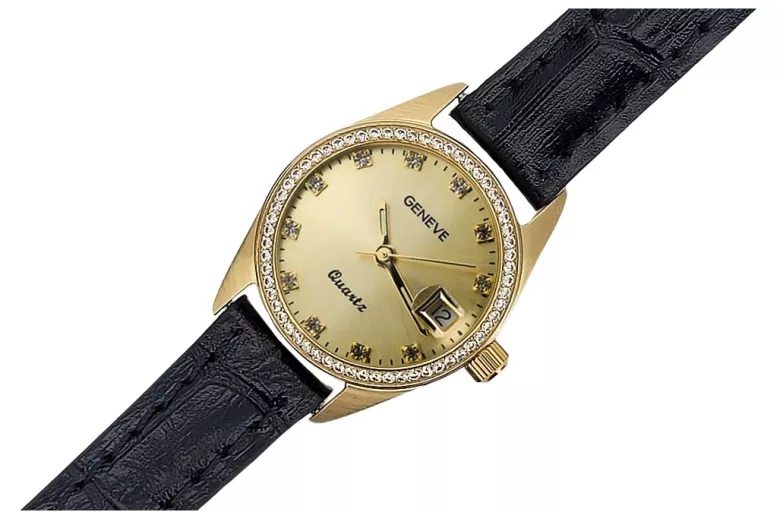 Gold Ladies watch ★ https://zlotychlopak.pl/fr/ ★ Pureté d'or 585 333 Low price!