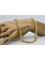 Italian yellow 585 14k gold Spiga chain cc036y