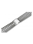 Bracelet montre homme en or blanc 14 carats 14 carats 585 mbw012w