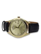 copy of Gelbe 14-Karat-Gold-Herren-Damen-Geneve-Uhr mw013y